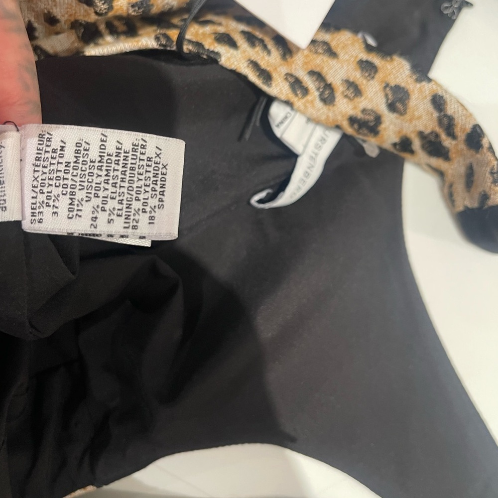 Diane Von Furstenberg NWT Arianna Animal leopard cheetah Dress 8 indie sleaze - Picture 10 of 15